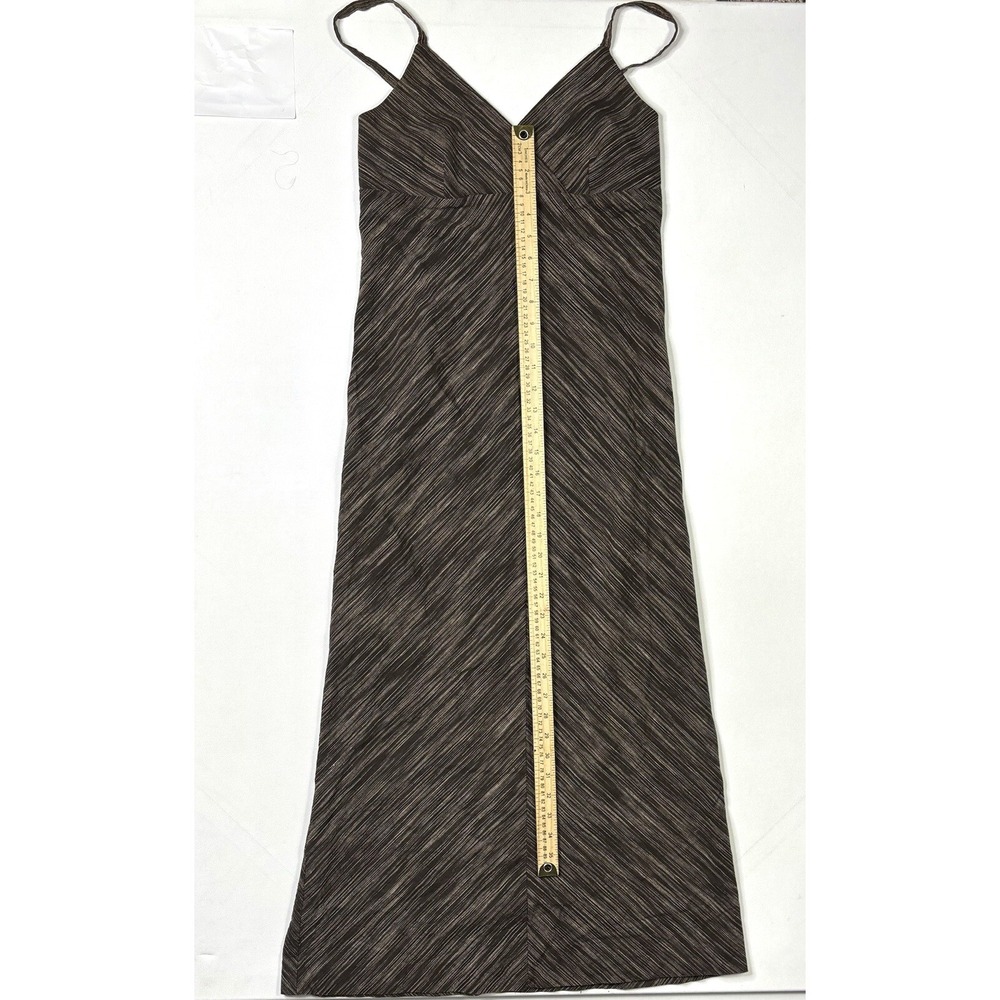 Old Navy Dress Women's 2 Linen Blend Brown Pencil Maxi Summer - Picture 7 of 12